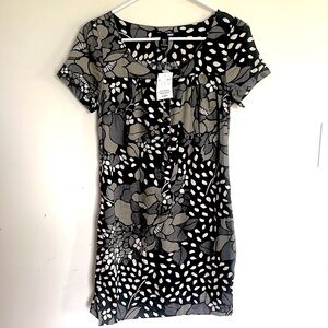 NWT H&M black floral dress